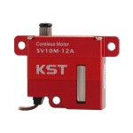Vendite calde KST SV10M-12A Super alta tensione 9.0Kgf.cm 0.11sec/60. Ala Coreless per alianti RC e uav industriali